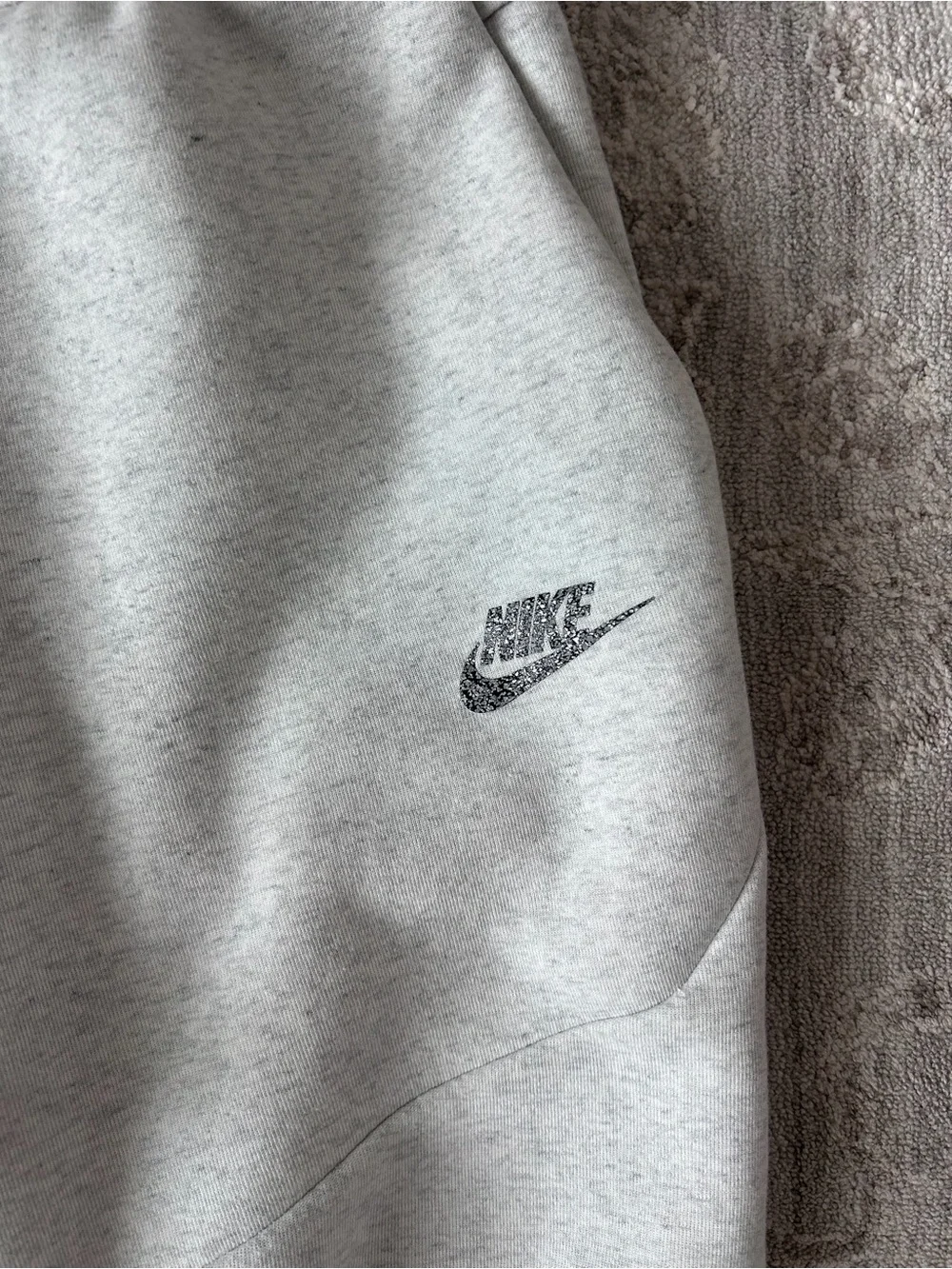 Nike Sportswear Tech Fleece Joggers Drawstring Sz M Men Birch Heather Sweatpants